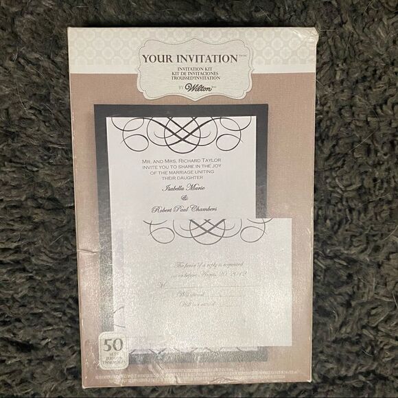 Wilton Print Your Own Invitations Kit! - Picture 4 of 7